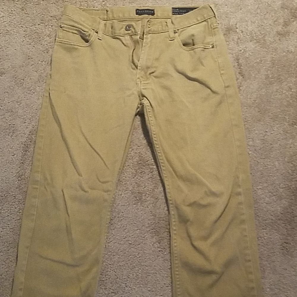 Long khaki pants